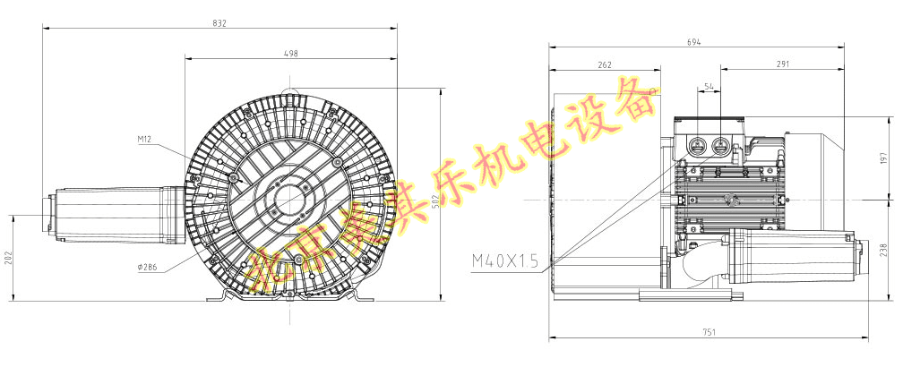 2GH820风机（5.5kw、7.5kw、11kw、15kw）